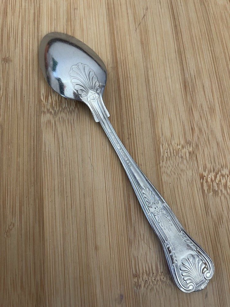 Michaud Stainless KINGS Plume Shell TEASPOON 6 3/8”