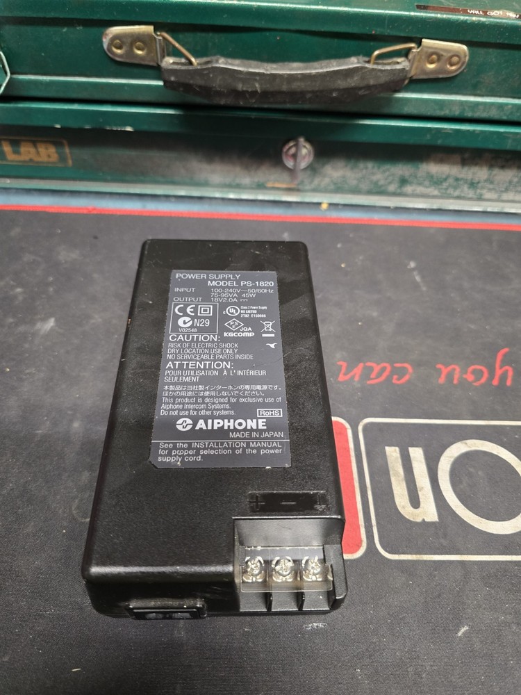 Aiphone PS-1820 18VDC 2A Power Supply