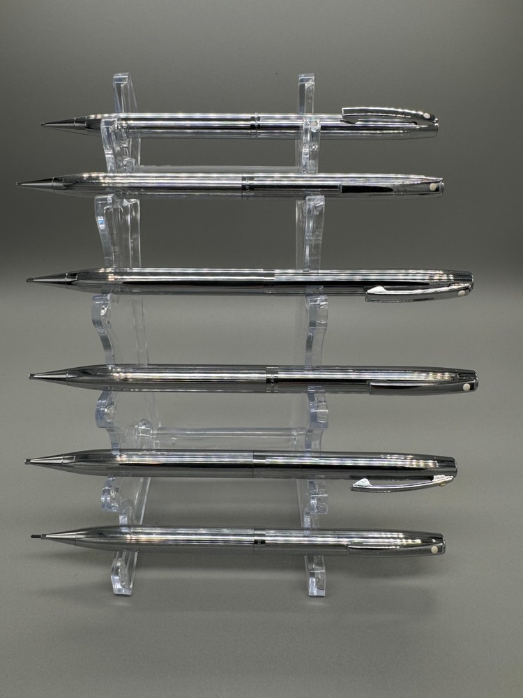 Sheaffer Imperial 506 Bright Chrome Mechanical Pencils | Tested, White Dot