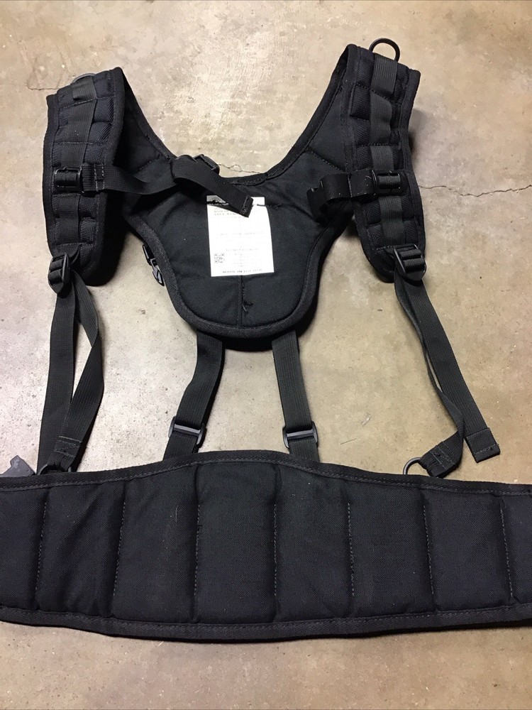 Wolfpack Gear Wildland Firefighter Web Gear Harness WEB-HR-1100-BK EUC