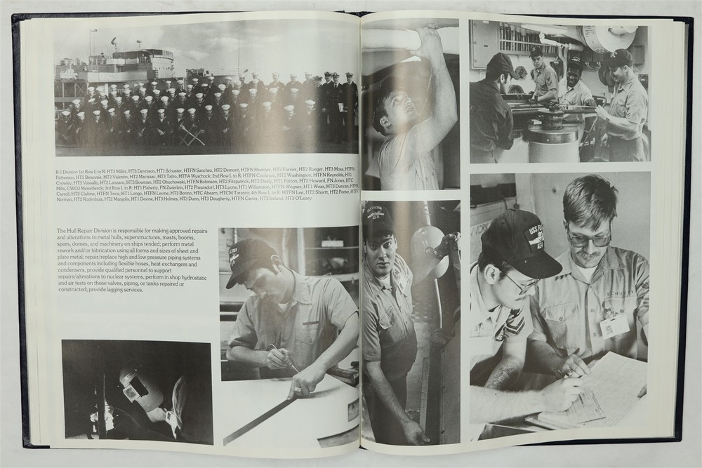 USS Fulton (AS-11) 1985 Mediterranean Deployment Cruise Book