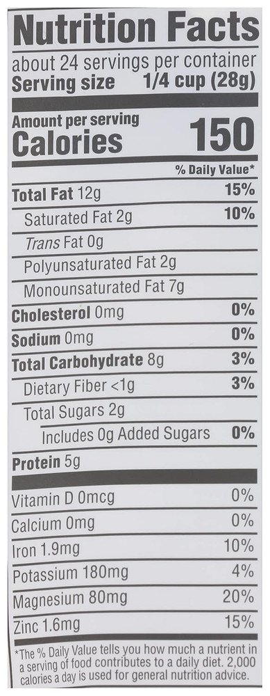 , Cashews Unsalted & Unroasted, 24 Ounce