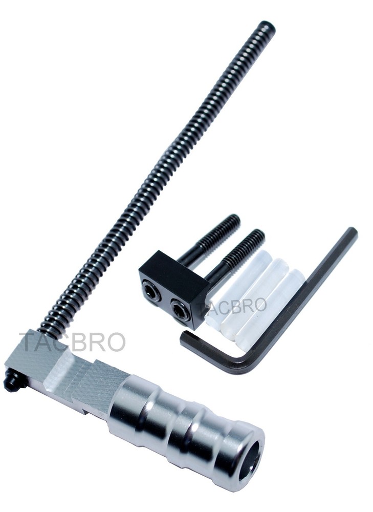 Blue Ruger 10/22 Bolt Charging Handle & V-Block Stabilizer With Bolt Screw