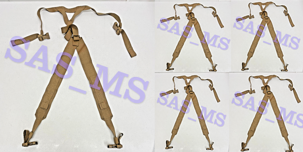 5X USMC COYOTE CHEST RIG TACTICAL ASSAULT PANEL HARNESS ASSEMBLY SHOULDER STRAP