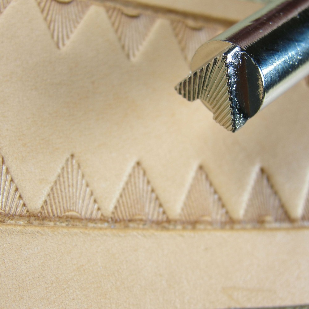 Leather Stamping Tool - #G614 Triangle Border Stamp