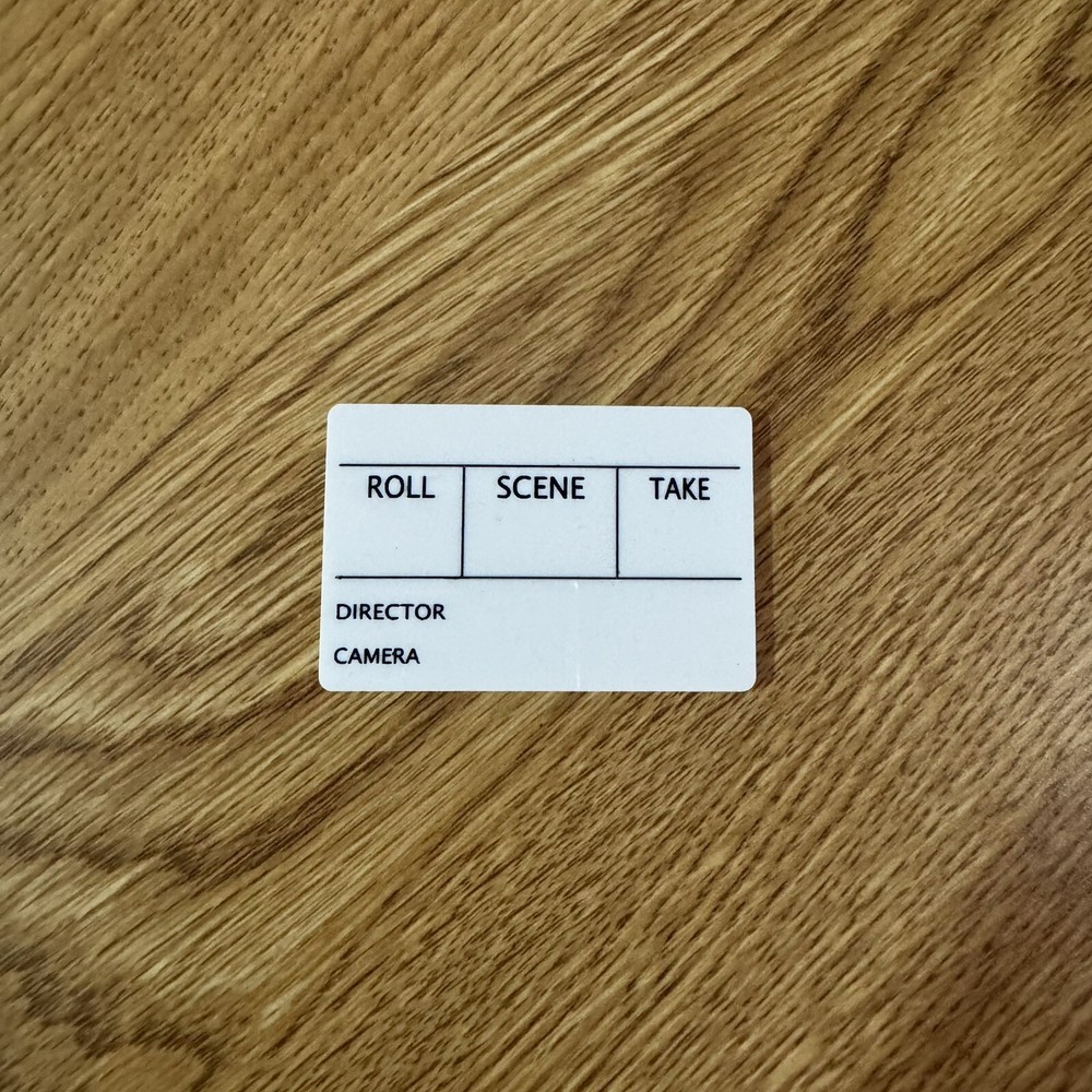 Micro Insert Slate For Video Production | Mini Slate | Macro Micro Slate