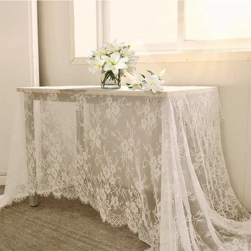 Tablecloth Vintage Reception Table Cloth Decor Party Tablecloth