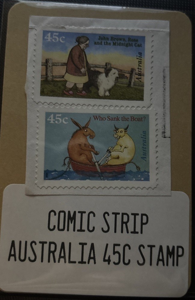 Australia Comic Strip 45c Stamp Lot