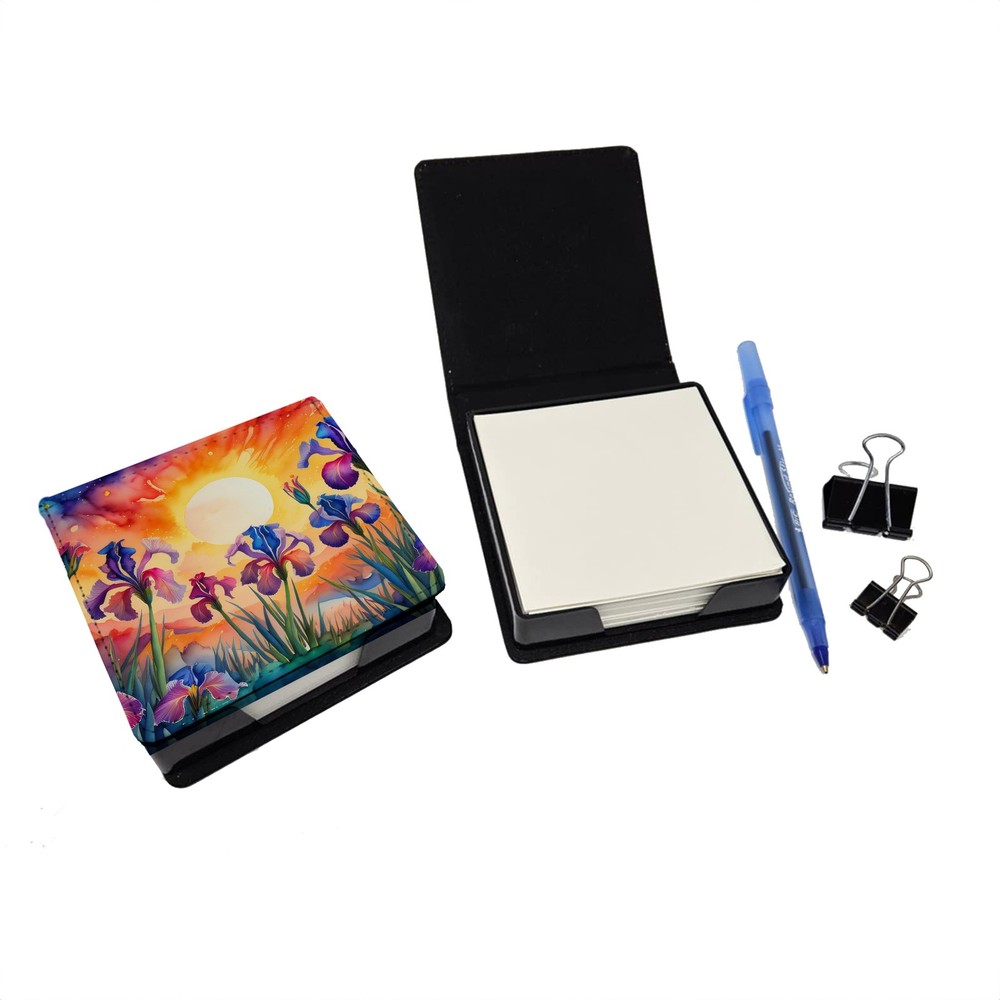 Iris in Color PU Leather Note Paper Holder DAC1442NT4