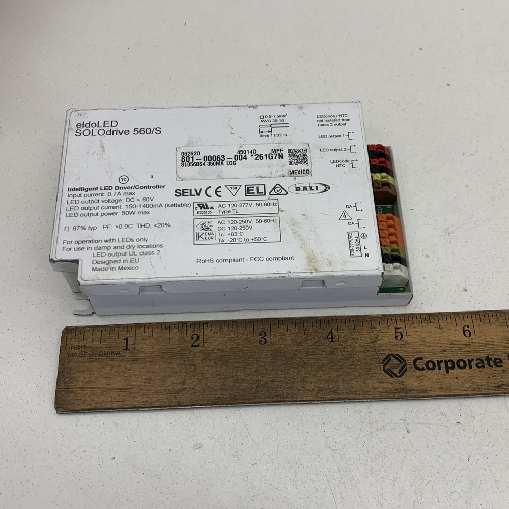 eldoLED 560/S SOLOdrive SL0560S4 Intelligent LED Driver/Controller 350mA