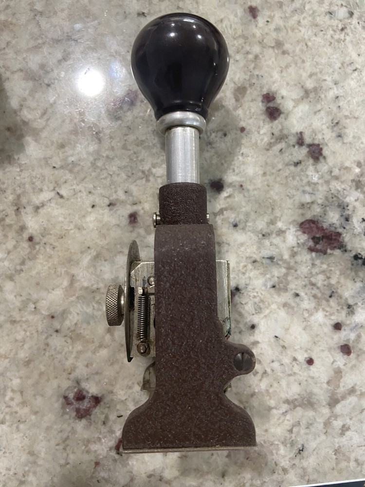 Vintage Nate’s Standard Movement Numbering Machine