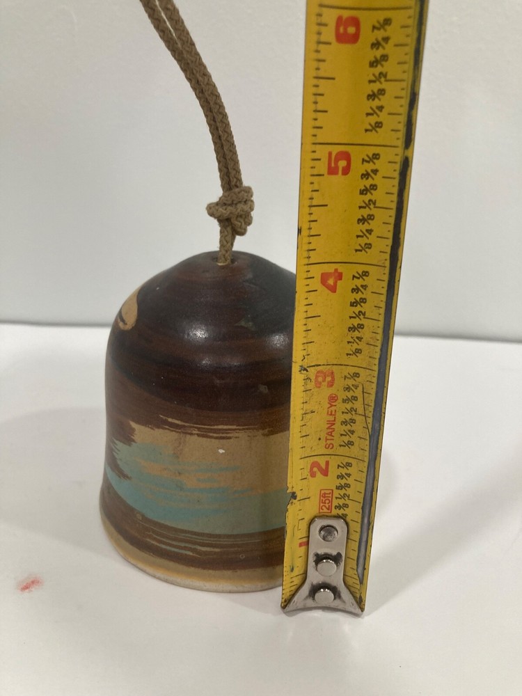 Pacific Stoneware Potery Bell Wind Chime Vintage