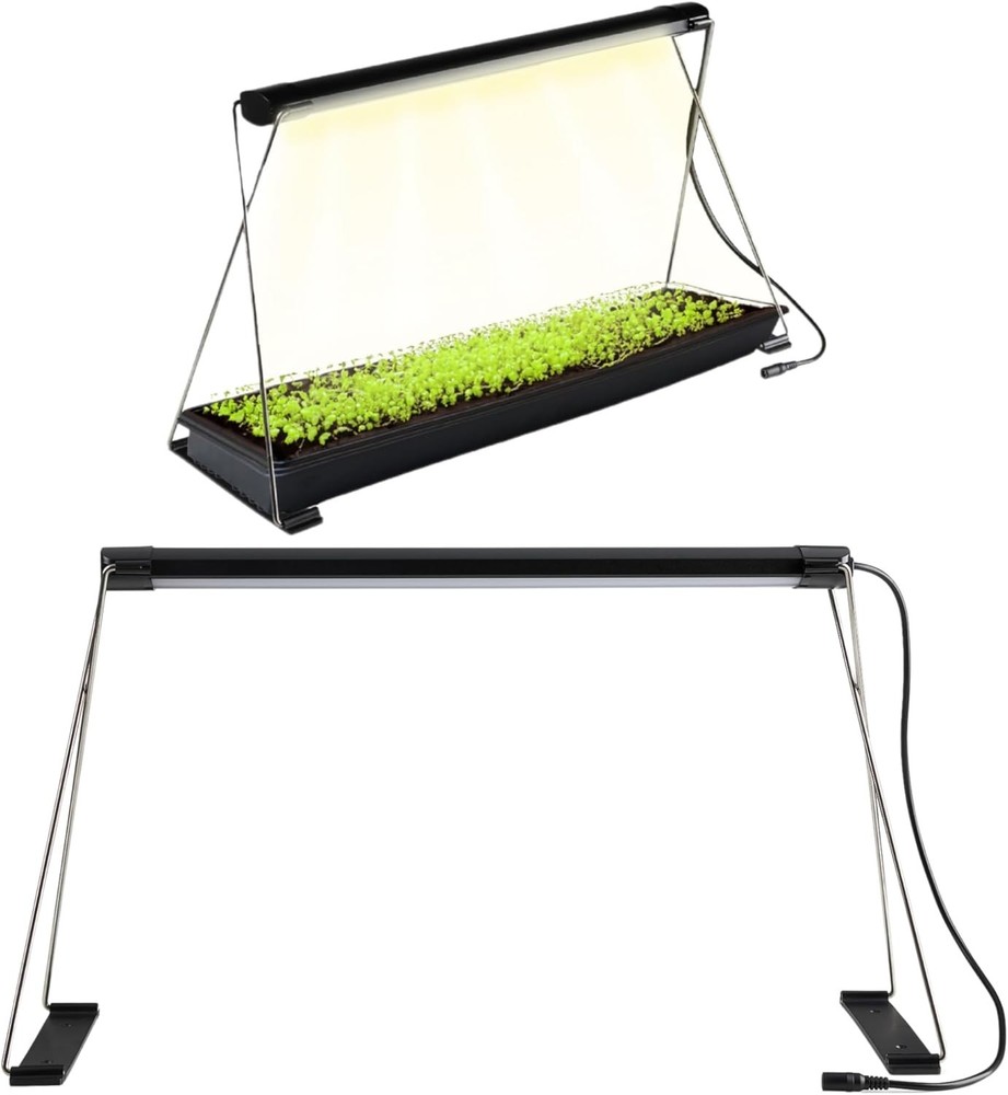 Epic Gardening Seed Starting Grow Light – Full-Spectrum LED  with Timer (Small)