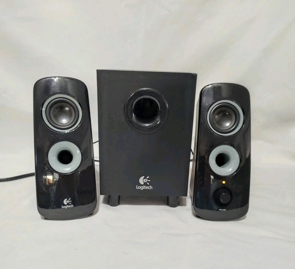 Logitech Z323 30W Speaker System with Subwoofer  Black  (tested)