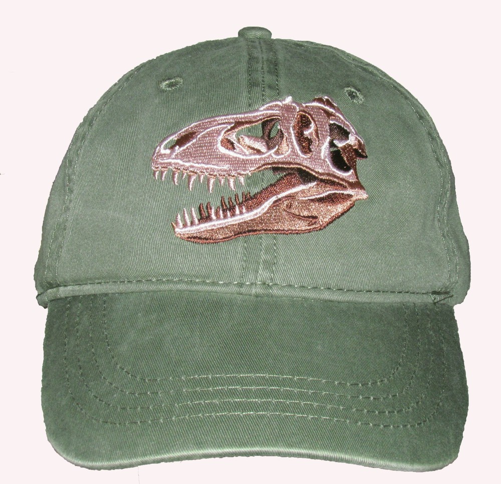 T-Rex Embroidered Cotton Cap NEW Dinosaur