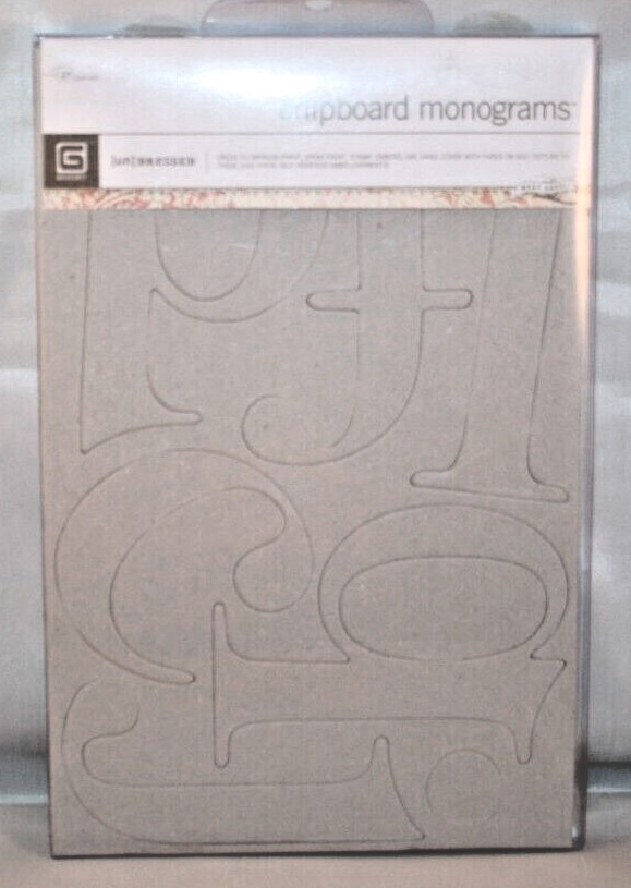 BasicGrey Clipboard Monograms Undressed Set - 27 Pieces - NIP