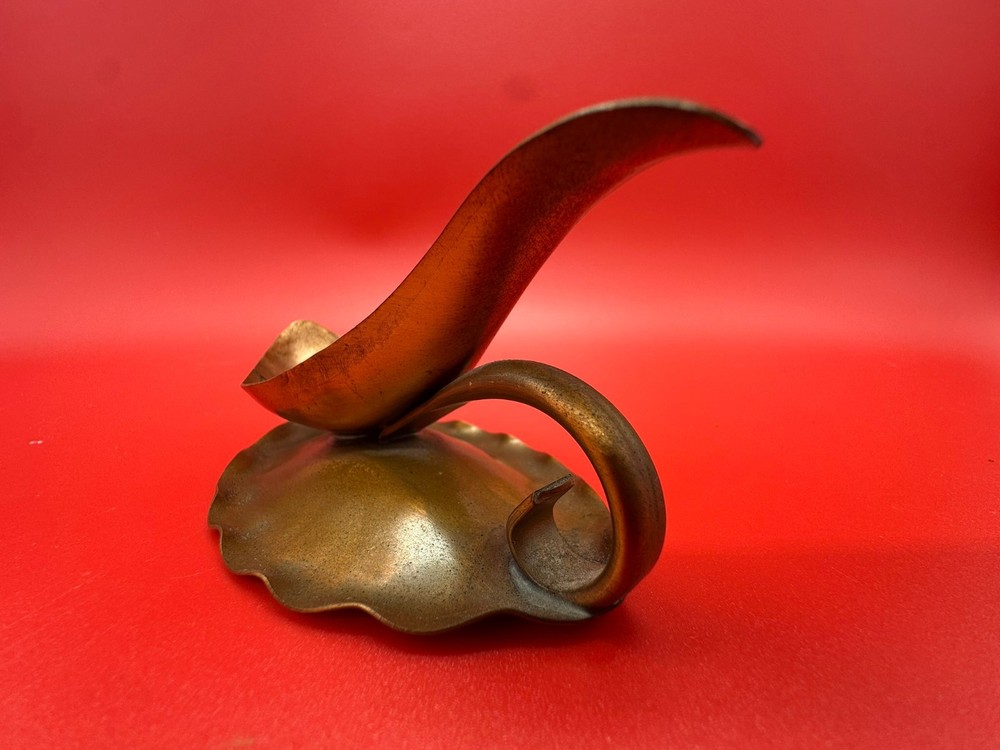 Gregorian Solid Copper Pipe Stand Original Engraved Signature #532
