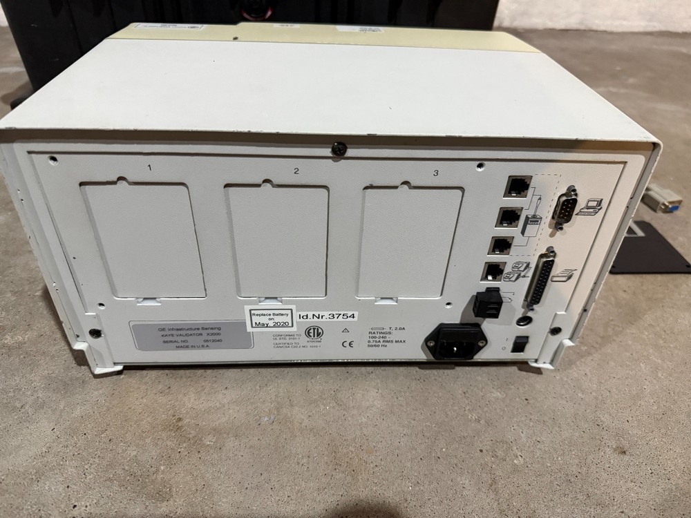 Kaye GE Sensing Model 2000 X2000 Validator