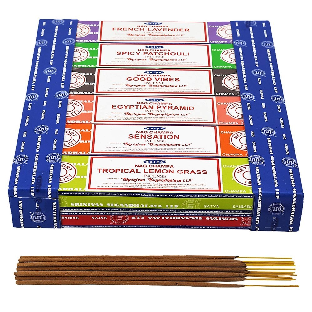 Satya 12 Pack Assorted Pack 15 Gram x 12 Packs 1ST