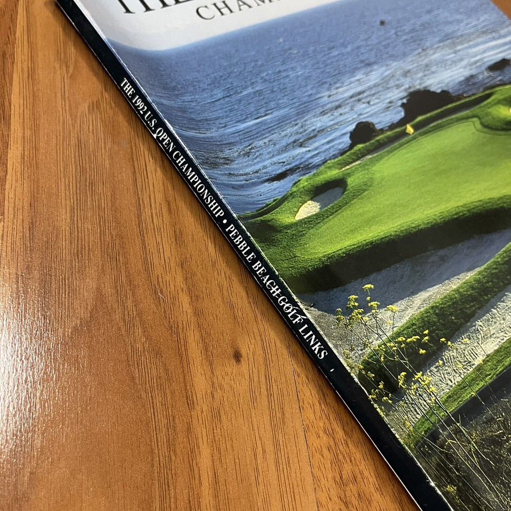 1992 US Open Championship Golf Program Pebble Beach Tom Kite