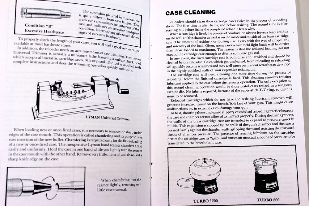 Lyman 450 Bullet Sizer Relubricator Reloading Owners User Manual Instructions