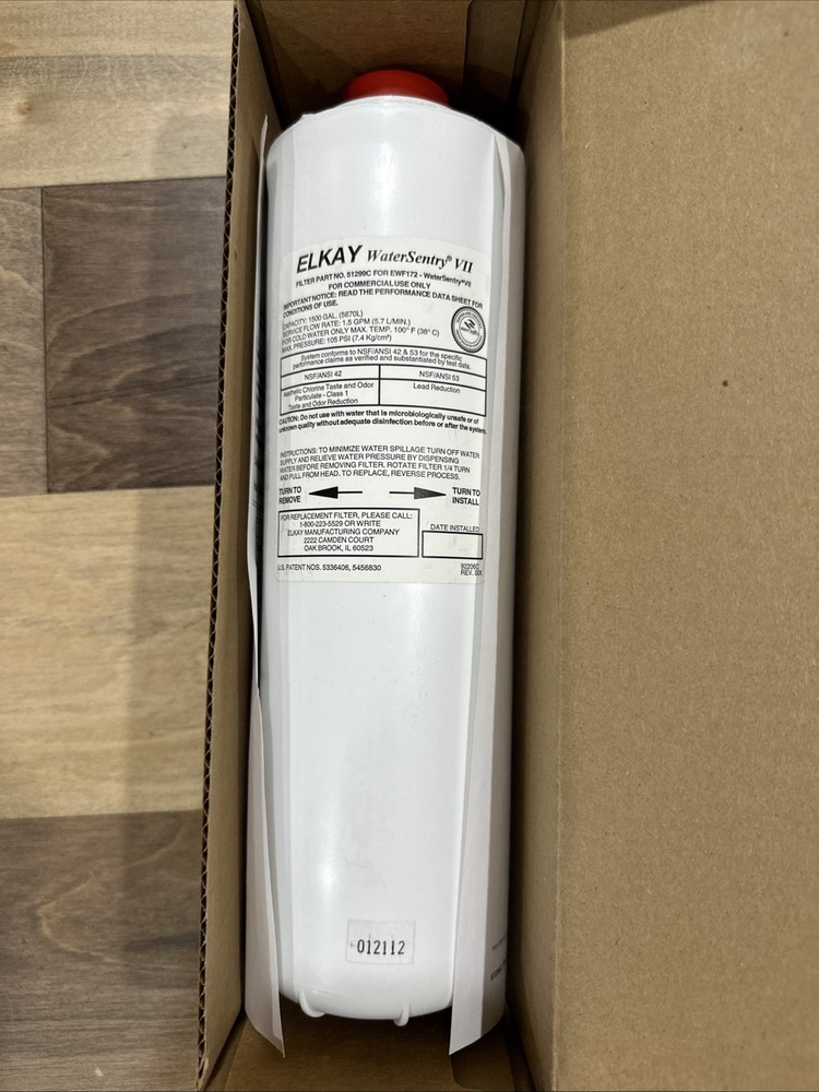 Elkay WaterSentry VII Water Filter Cartridge 51299C Replacement for EWF172