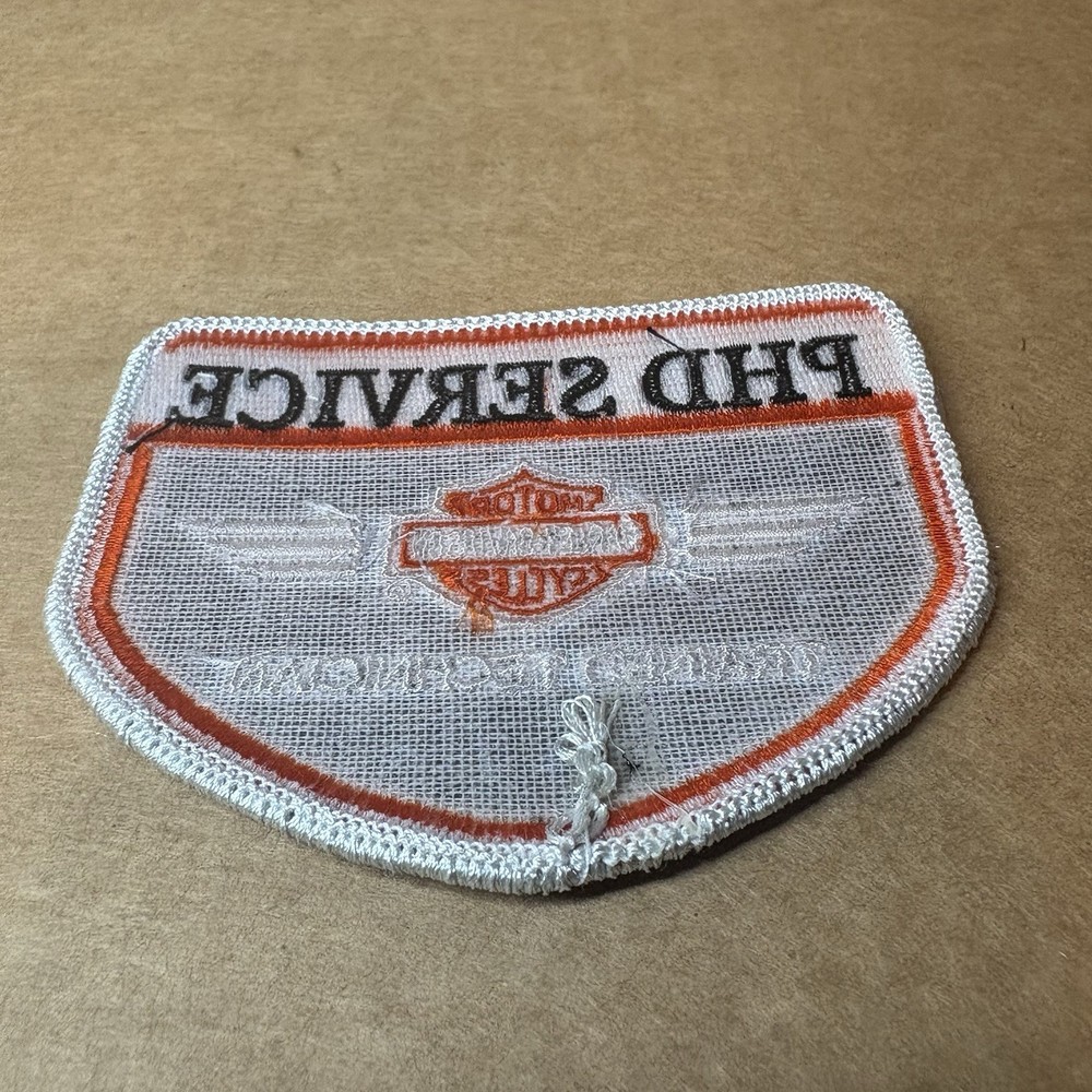 Harley-Davidson Patch PHD Service Trained Technician , 3-3/4" Sew or Iron On New