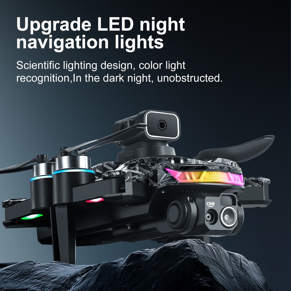 Drone WIFI FPV 4K Dual Camera Obstacle Avoidance Remote Control with Screen S160