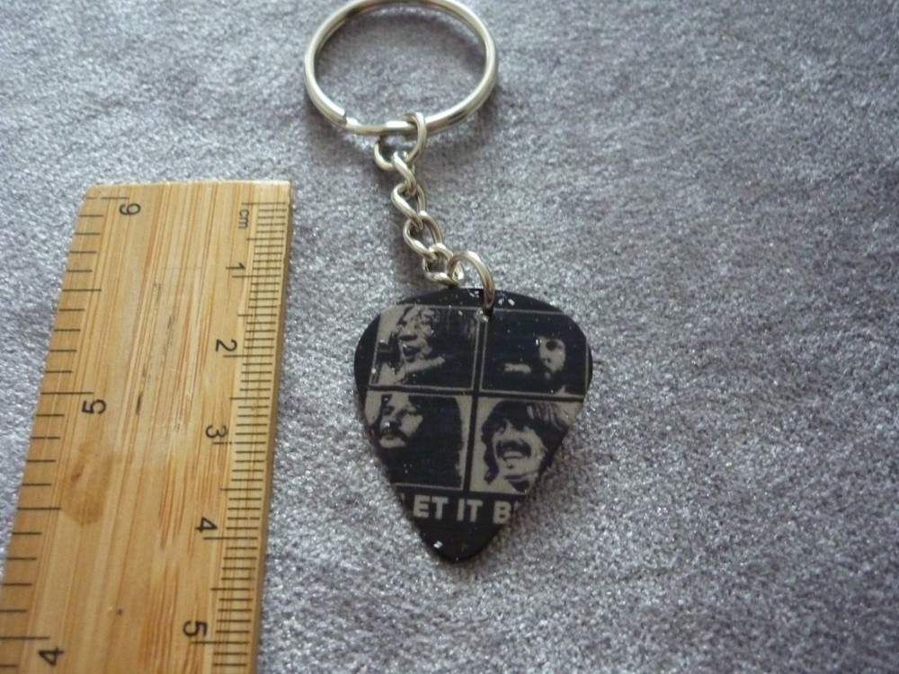 The Beatles Let It Be" " keyring...Handmade...