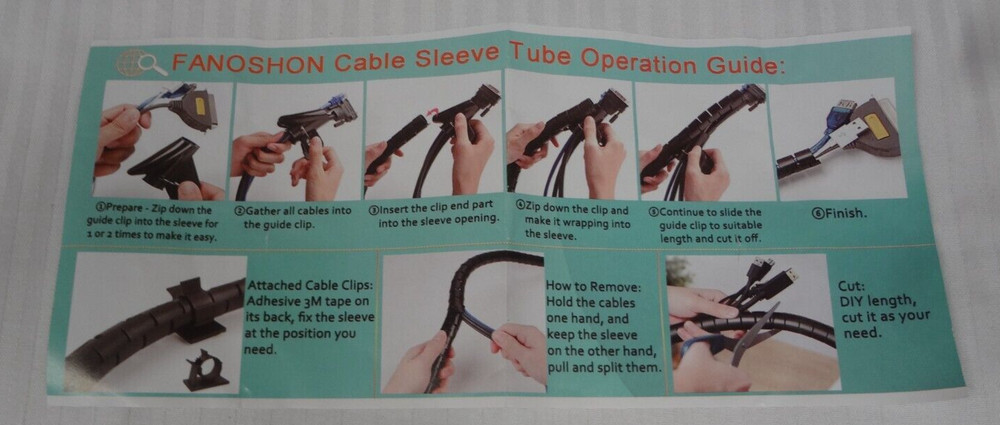 CABLE SLEEVE TUBE ORGANIZER