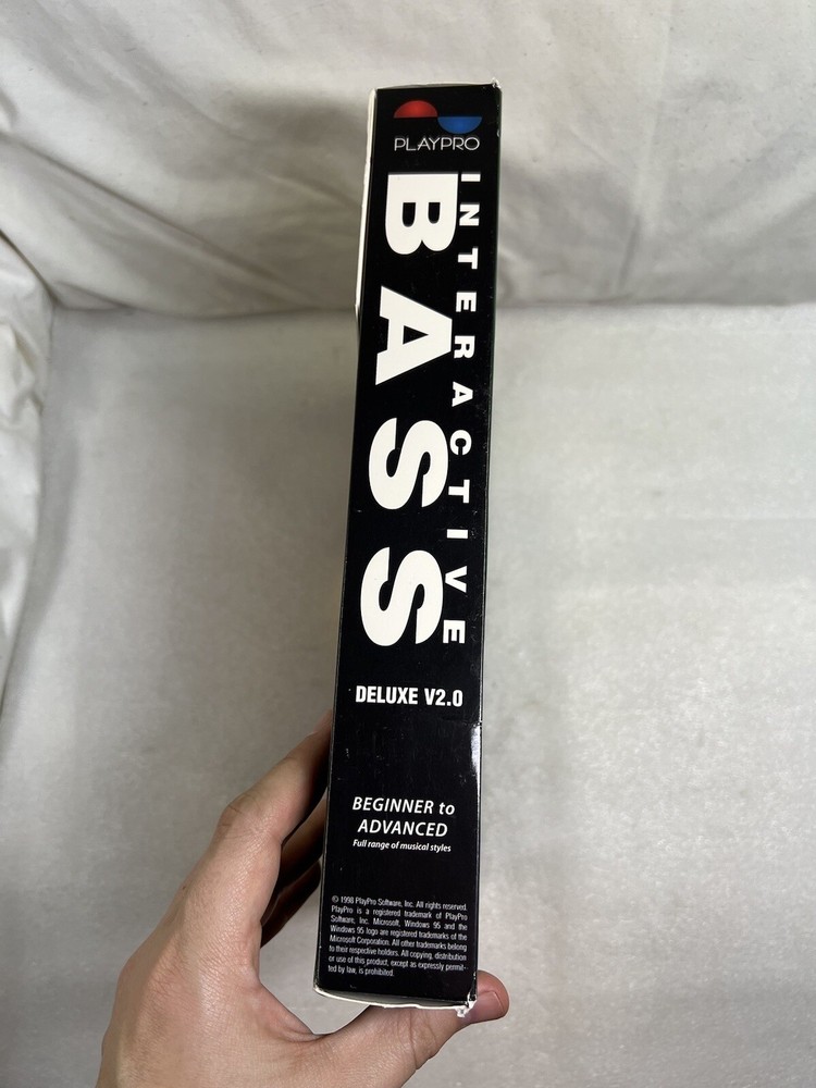 Interactive Bass Guitar PlayPro Beginner to Advance Plug Into PC Windows - NEW!