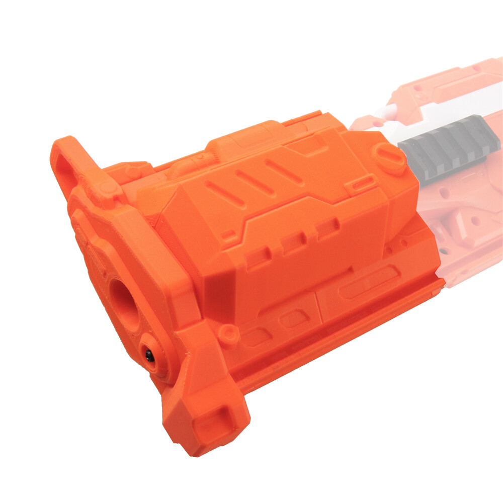 Worker Mod Flywheel Cage Motor Storage Barrel Kit for Stryfe/Swordfish Toy