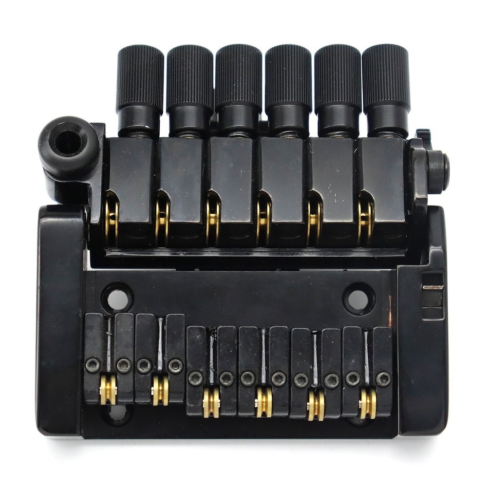 6 String Headless Electric Guitar Roller Tremolo Bridge with String Locks Black