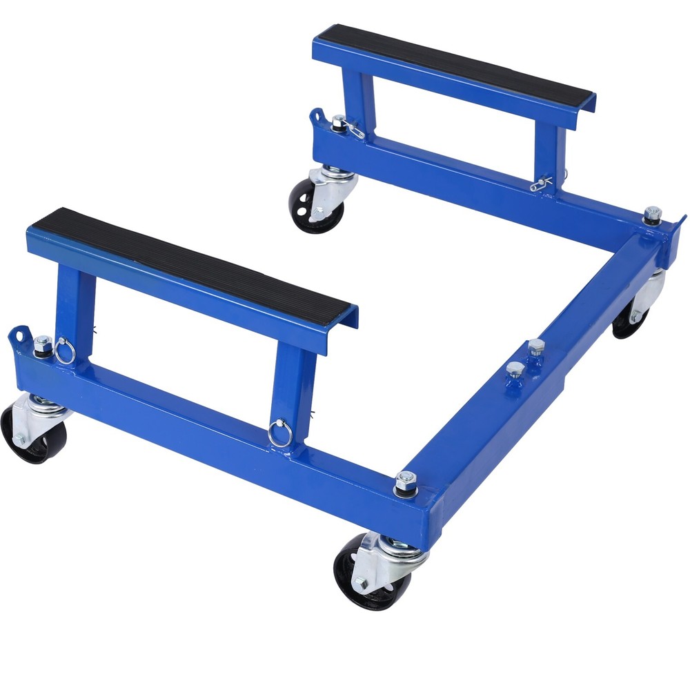 ATV Motorcycle Engine Cradle Dolly 1500lbs, Blue