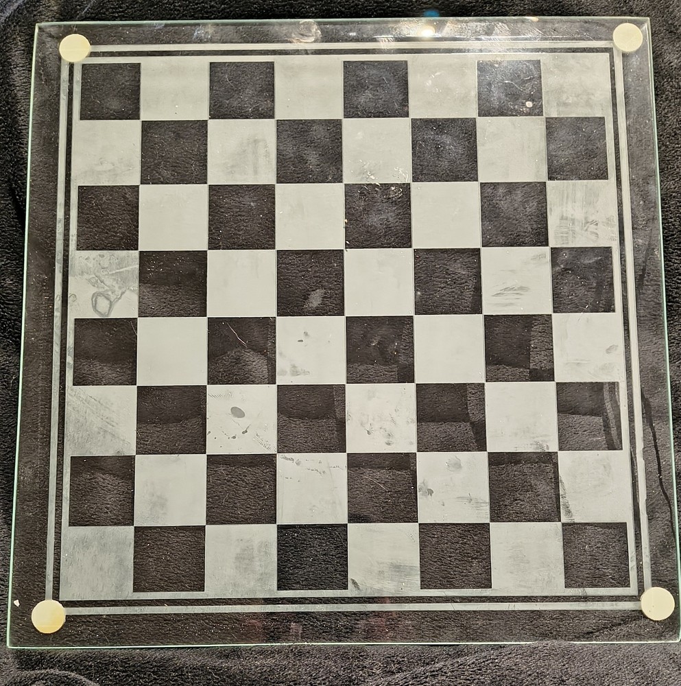 Antique Glass Chess Set