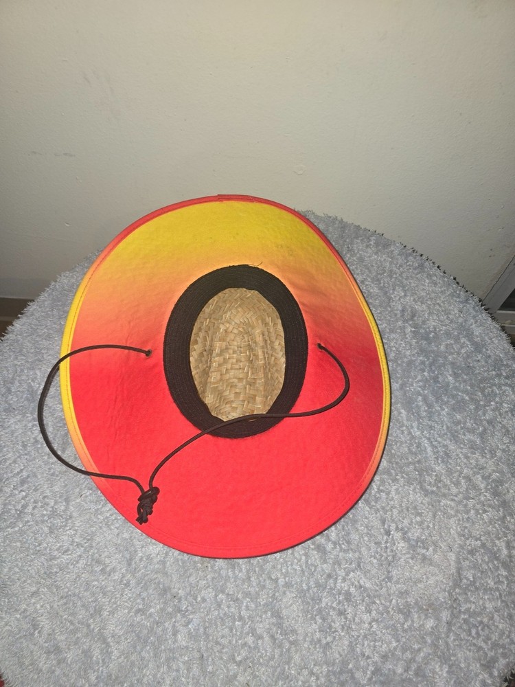 FMF Orange Straw Hat - One Size