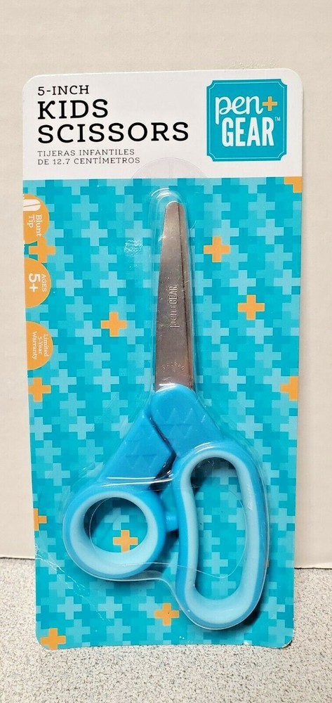 Pen Gear Kids Blunt-TipScissors Blue-Handle Scissors 5 In