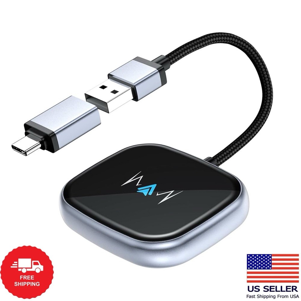 Android Auto Wireless Adapter, Wireless Carplay Adapter, Latest NFC Touchscreen