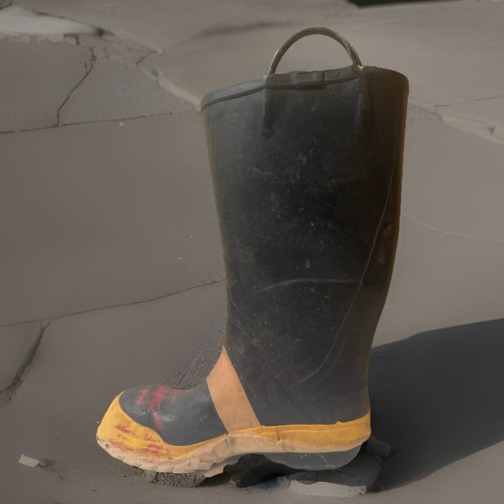 One Firefighter Boot ( decoration)
