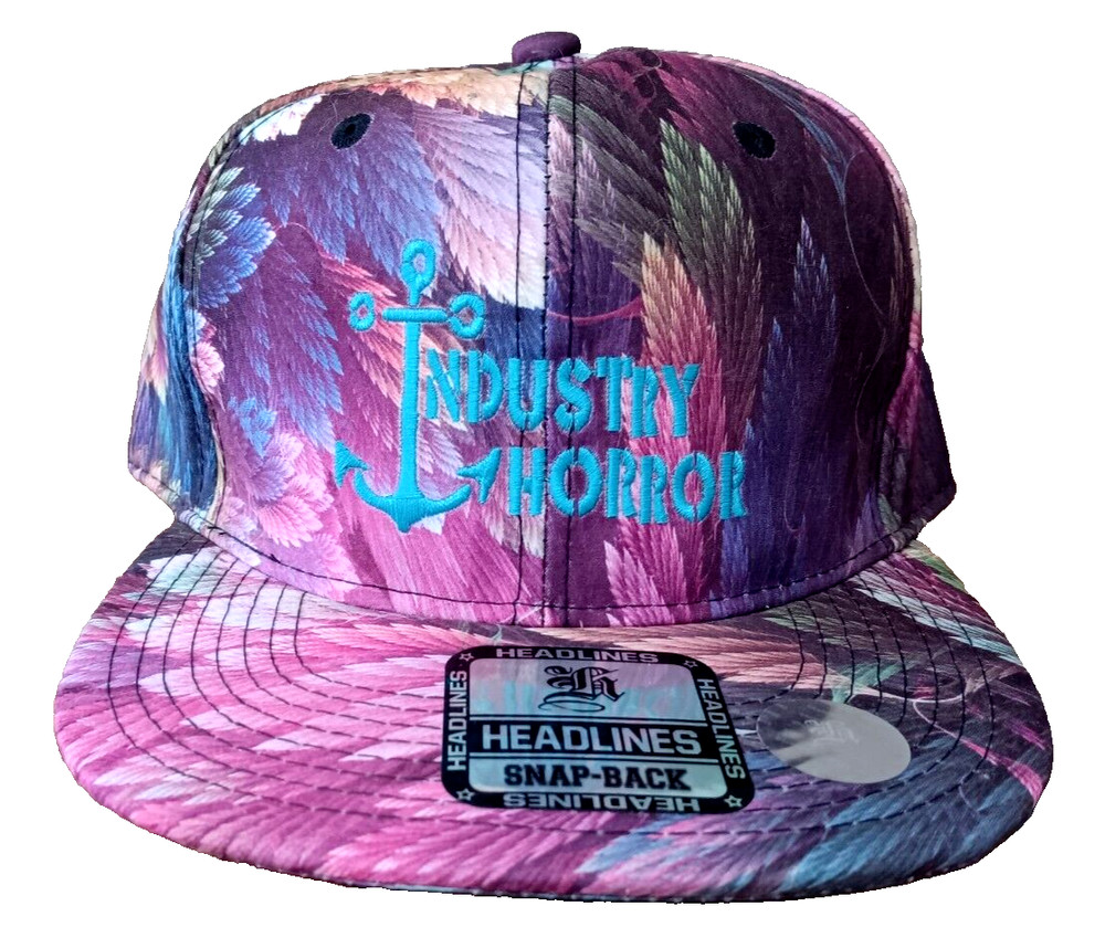 Industry Horror Snap Back Ball Cap Hat NEW