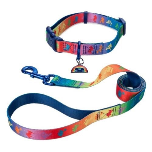 Disney Pride Dog Collar, Leash (lead) set L