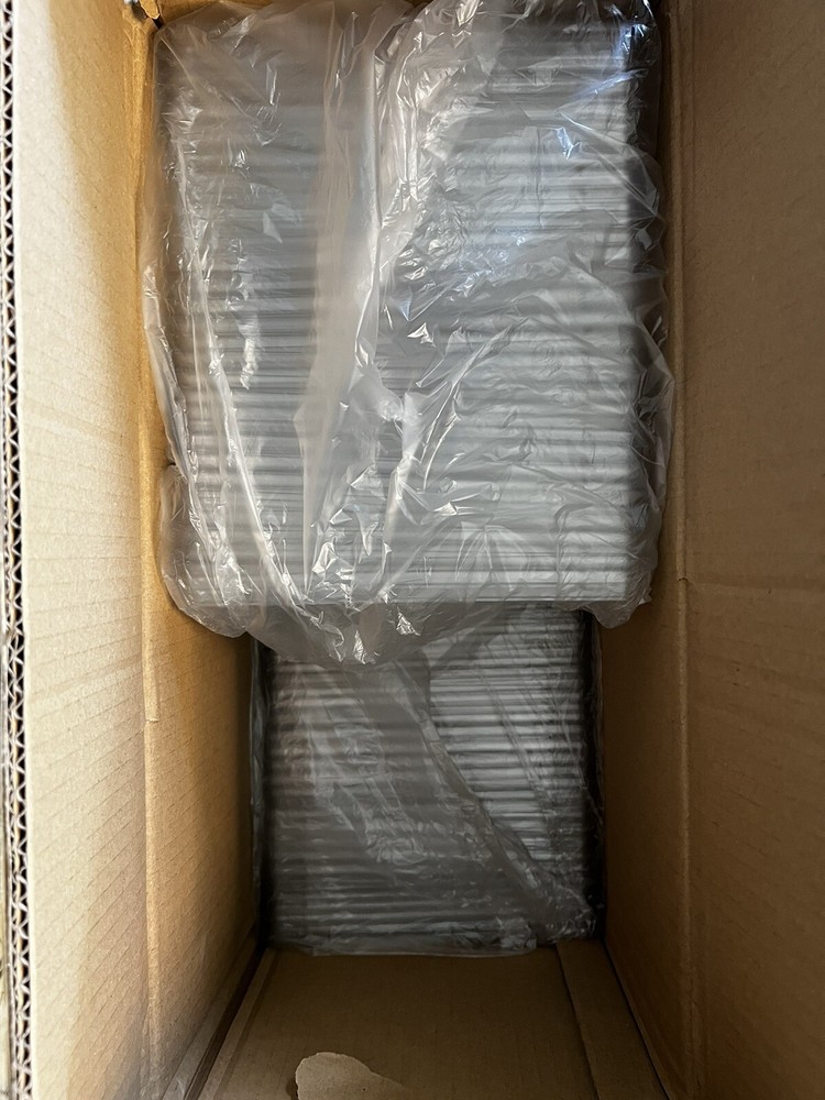 Cafe Vision Rectangle Clear Plastic Lids