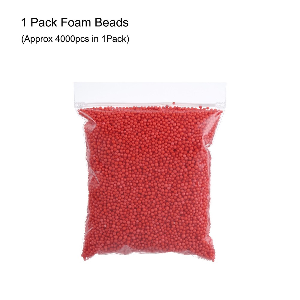 Foam Beads Foam Balls 2-3mm for Wedding(Light Red,1 Pack Approx 4000pcs)