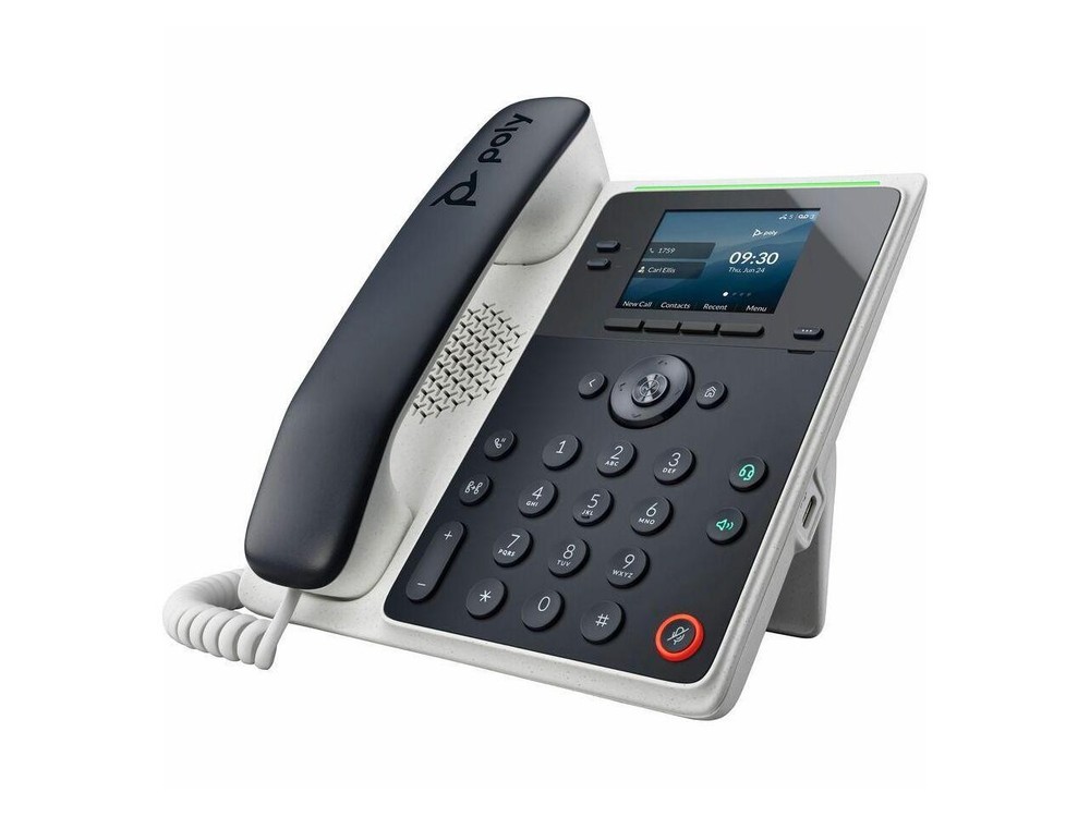 HP Poly Edge E100 IP Phone Corded - Desktop, Wall Mountable | 82M86AA