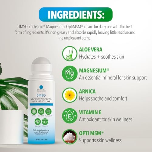 Dr. Robaina DMSO Roll-On for Pain Relief & Inflammation