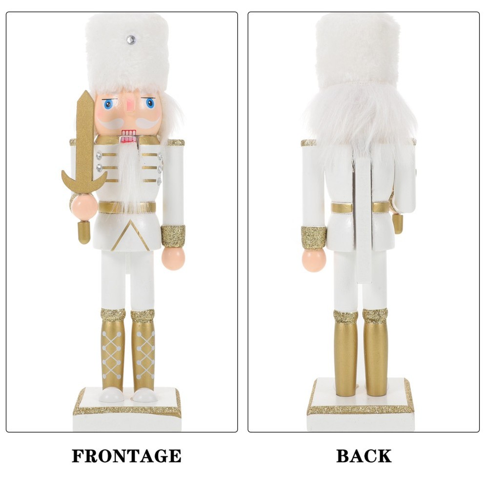 Nutcracker Statue Figurine Holiday Decorations for Home Christmas Tree