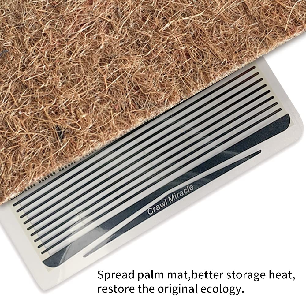 APlayfulBee Reptile Heat Pad, Adjustable Temperature Control Lizard 5W