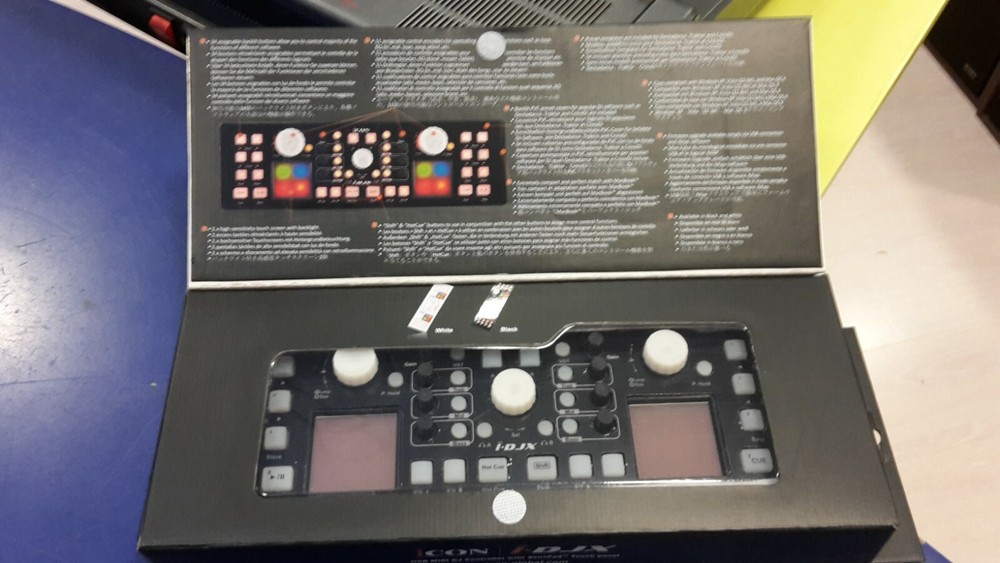 ICON I-DJ X BLACK MIDI CONTROLLER NEW