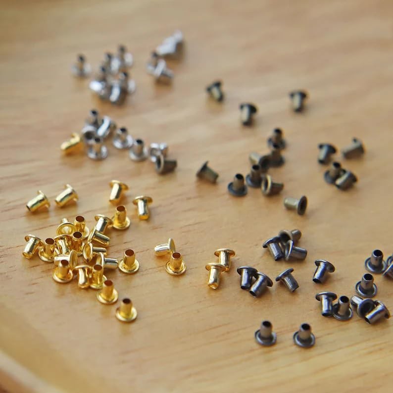 20 PCS 1.5mm Super Tiny Eyelet Silver BJD Doll Clothes Shoe Making
