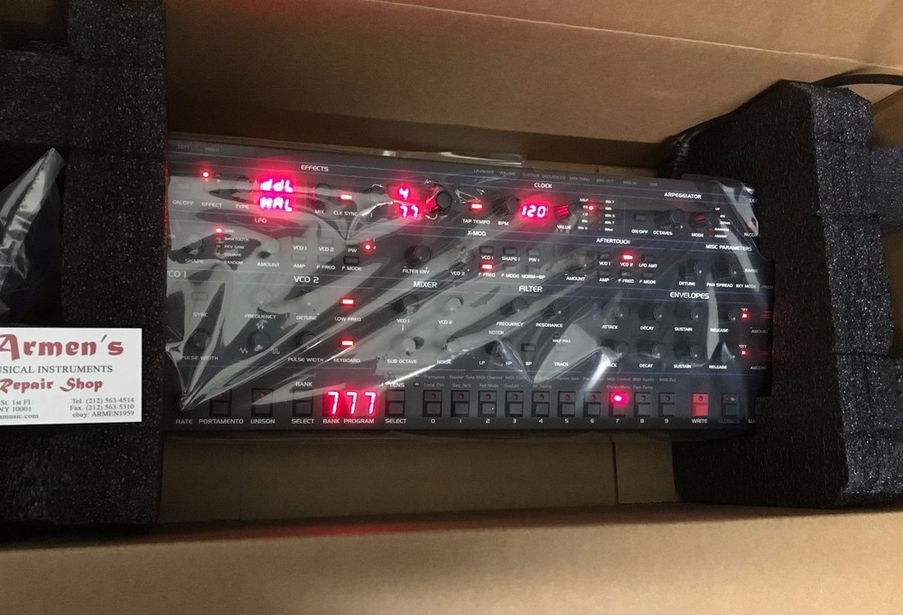 Dave Smith &Tom Oberheim OB-6 6 Voice Analog Synth Desktop Module //ARMENS